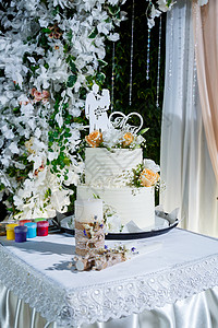 美妙的甜甜甜甜甜甜甜点 为节日准备甜心蛋糕新婚婚礼夫妻仪式宴会艺术新人玫瑰巧克力女士图片