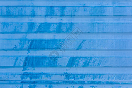 铁板钢钢蓝色地表背景纹理的金属栅栏镀锌壁板瓦楞墙纸盘子控制板床单房子车库材料图片