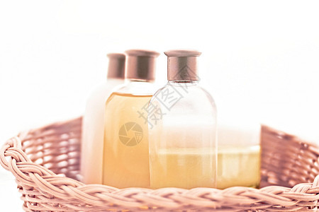 洗手间化妆品家庭温泉和健康概念乡村保健润肤肥皂身体洗剂美丽按摩草本植物护理图片