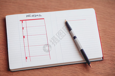 在 日历书 上的会议议程 有空白清单 从概念上进行规划时间职场工作日程假期办公室商业笔记本文档桌子图片