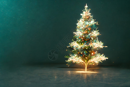灰色后卫上的圣诞树 神经网络产生的艺术想像力假期人工智能装饰汽车风格季节庆典松树图片
