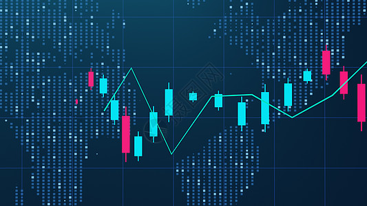 3D 股票市场图形 加密货币图表 高科技风格图表 金融技术概念 电子货币价格商业全世界网络贸易互联网利润投资交易硬币图片