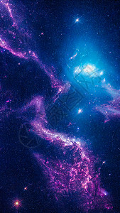适合手机屏幕 手机桌面的外太空和星系背景中的抽象星云地球望远镜天空噪声星星航班星尘科学小说套装图片