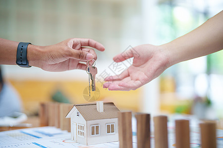 模型房和木棍 保险概念预算成人抵押服务贷款社区风险投资房子房地产图片