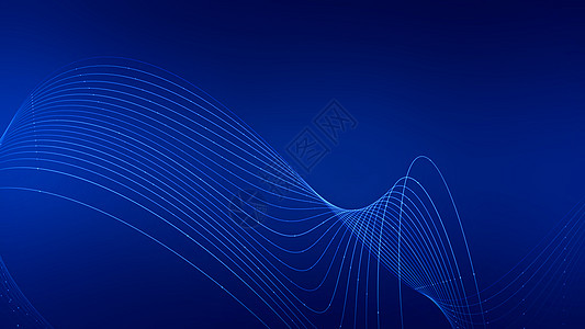 数据隧道 连接蓝色摘要技术背景上的点和线的数据曲线( Curve)图片