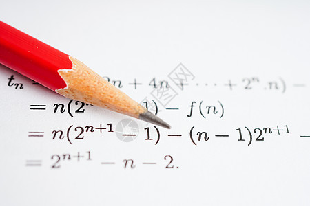 在教育学校用数学公式练习试卷纸写上笔记计算计算器数字笔记本方程测试理论大学代数考试图片