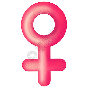 粉红女性符号象形图图片