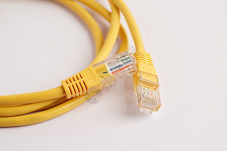 Lan电缆互联网连接网络 rj45连接器Ethernet电缆商业电脑绳索办公室港口局域网技术路由器数据服务器图片