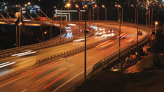 夜里在海参威市的汽车交通运动建筑天气市中心驾驶环境戒指街道圆圈城市图片