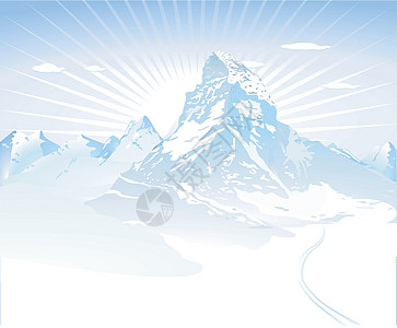 雪雪山冻结风景降雪季节假期白色全景公司缆车高山图片