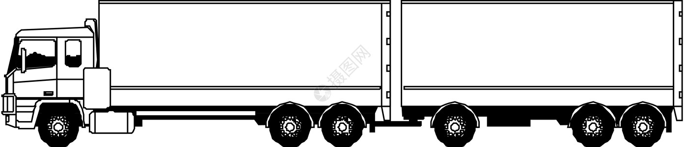 矢量交付货运卡车船运商业雨棚力量司机运输土地头灯插图车轮图片
