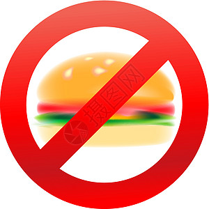 不健康的食物 汉堡包图片