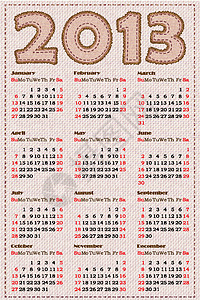 2013年日历织物布料亚麻纺织品帆布编织棕色麻布文档插图图片