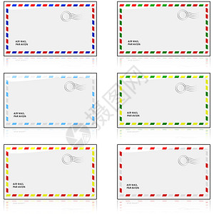 航空邮件信封图片