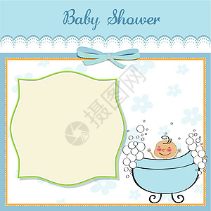 男婴淋浴车假期玩具女孩洗澡气球蓝色乐趣喜悦衣服卡片图片