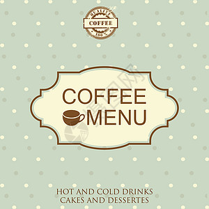 餐厅或咖啡馆菜单设计 文艺风格假期墙纸杯子卡片午餐咖啡小册子橡皮烹饪样本图片