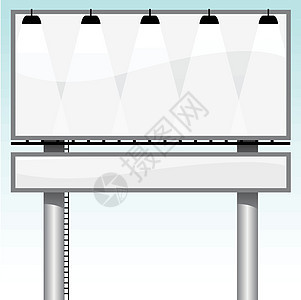 户外广告牌宣传广告牌营销收藏商业横幅插图账单街道空白图片
