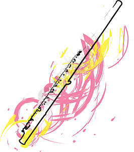 它制作图案抽象长笛乐器蓝调歌曲乐队音乐插图管子空气木管旋律图片