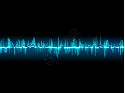 暗蓝色的亮音波 EPS 10活力岩石海浪音乐播放器体积脉冲仪表声波展示流行音乐图片