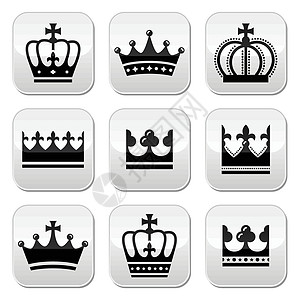 皇冠 皇家家族圣像集公主徽章王国国家宗教王室国王权威公爵女王图片