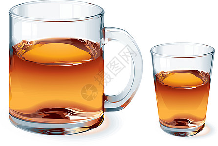 小酒杯矢量茶杯设计图片