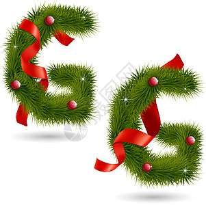 与圣诞节有关的装饰字母表装饰品插图季节圣诞礼物派对赞扬分支机构店铺假期明信片图片