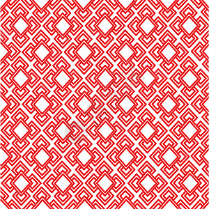 泰 泰国情况泰国模式正方形编织别针白色织物纺织品材料植物围裙红色图片