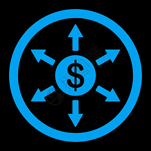 现金外出图标社会市场商业硬币圆圈货币链接金融图表银行业图片