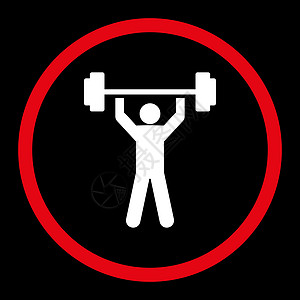 增强电动图标运动员活力动员顾客肌肉杠铃背景竞赛健身房客户图片