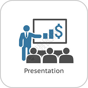 演示文稿图标 经营理念 平面设计黑板培训研讨室教练讲堂会议业务发展老师发言人商务图片