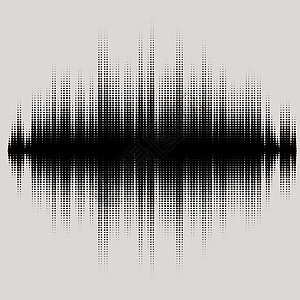 矢量声波设置 音效平准技术 脉冲音乐 音乐模式和纹理的矢量插图录音机振动信号频率曲线脉冲收音机波浪状均衡器配乐图片