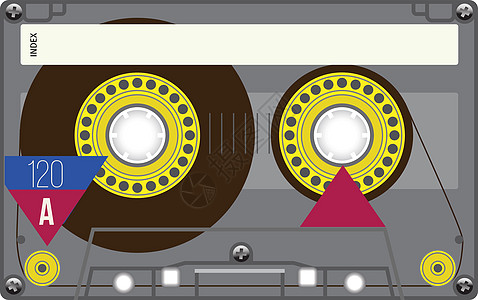 旧录音磁带水晶录音带立体声音乐墨盒音响技术卷轴电子产品卡带图片