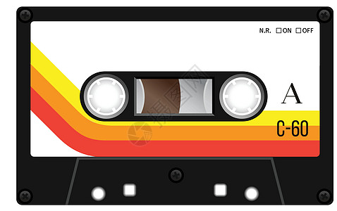 旧录音磁带立体声记录玩家盒子录音机空白音乐卡带卷轴歌曲图片