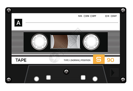 旧录音磁带电子产品收音机墨盒录音机音响盒子卷轴水晶卡带记录图片