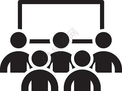 商业会议图标 在线学习 平板设计推介会老师屏幕教学人员发展讲堂商务黑板研讨室图片