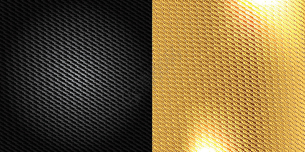 黑色和金碳纤维Kevlar纹理背景图片