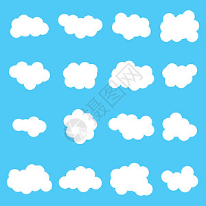 云矢图标在蓝色背景上设定白色图片
