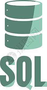 SQL 数据库图标徽标设计 UI 或 UX Ap品牌托管备份驾驶程序员商业技术服务器标识网络图片