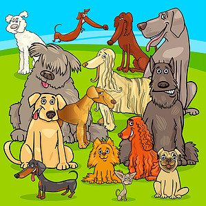 繁殖狗狗卡通字符组图片