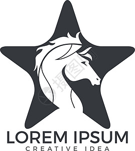 西太湖明星马标志设计俱乐部哺乳动物珠宝吉祥物团队游戏自由金子骑士标识设计图片