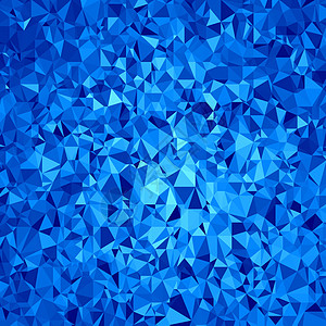 蓝色多边形背景 三角形图案 低聚纹理 抽象马赛克现代设计 折纸风格网络技术插图六边形商业艺术横幅卡片水晶钻石图片