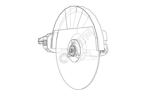 轮廓电动角磨机 韦克托机器车削金属维修磨料插图安全手臂墨水电气图片