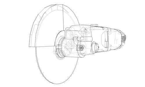 轮廓电动角磨机 韦克托光盘电气维修安全危险力量服务磨料车轮绘画图片