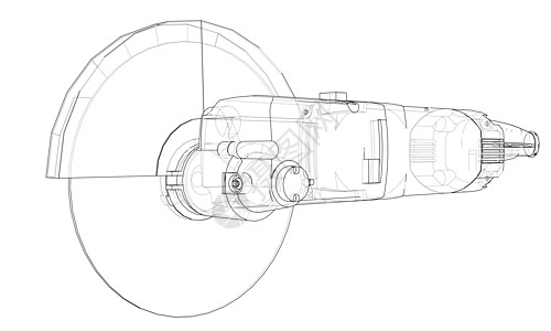 轮廓电动角磨机 韦克托电气速度服务乐器力量墨水工人车削圆圈绘画图片