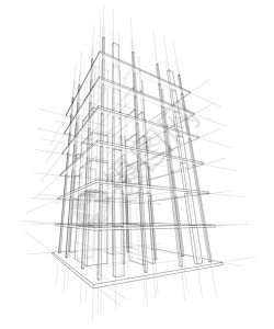 正在建造的房子的绘图 韦克托房间绘画工程师3d工程建设建筑师办公室文档草图图片