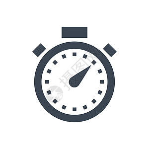 秒表矢量字形 Ico运动倒数插图仪表商业绘画乐器速度手表时间图片