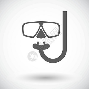 潜水游泳面具塑料运动装眼镜潜水员活动游泳衣黑色运动图片