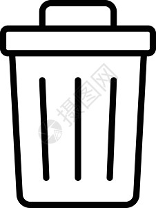 垃圾桶图标洗衣环境洗衣店衣服艺术洗涤网络垃圾箱补给品回收垃圾桶设计图片