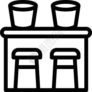 主席 椅子商业建筑学黑色凳子液体酒精玻璃字形桌子餐厅图片