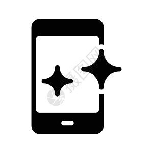手机电话工具维修裂缝商业细胞展示黑色插图互联网屏幕图片